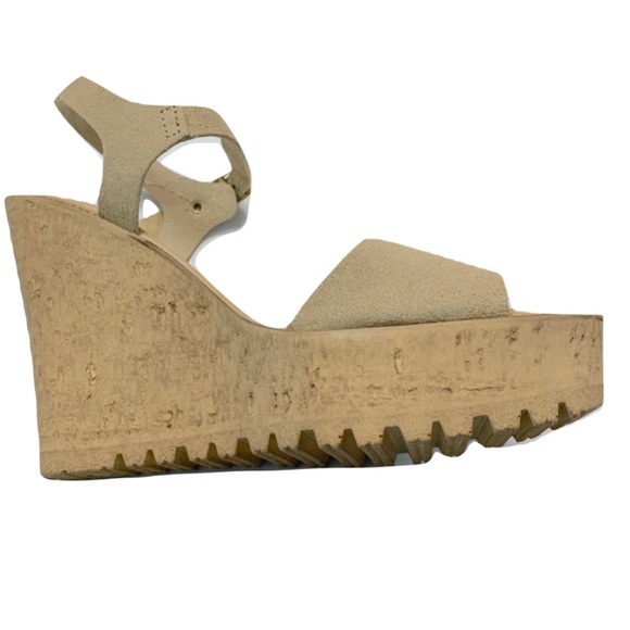 🆕 Bamboo Cork Wedge Sandals - Picture 3 of 4